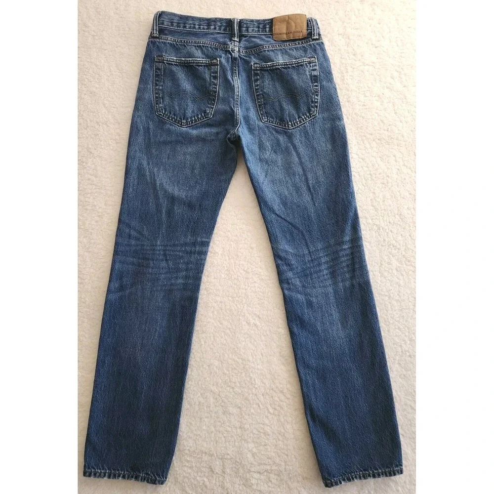 American Eagle Original‎ Straight Men's Jeans 30x34* (31x31) Blue Cotton Denim